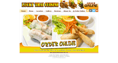 Desktop Screenshot of luckythaicuisinewhittier.com